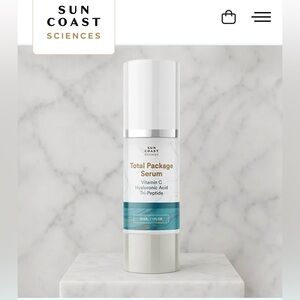 Sun Coast Total Package Serum — Vitamin C, Hyaluronic acid, Tri Peptide